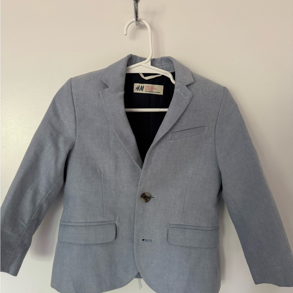 H&M 2-3 T Baby Blue Sport Blazer